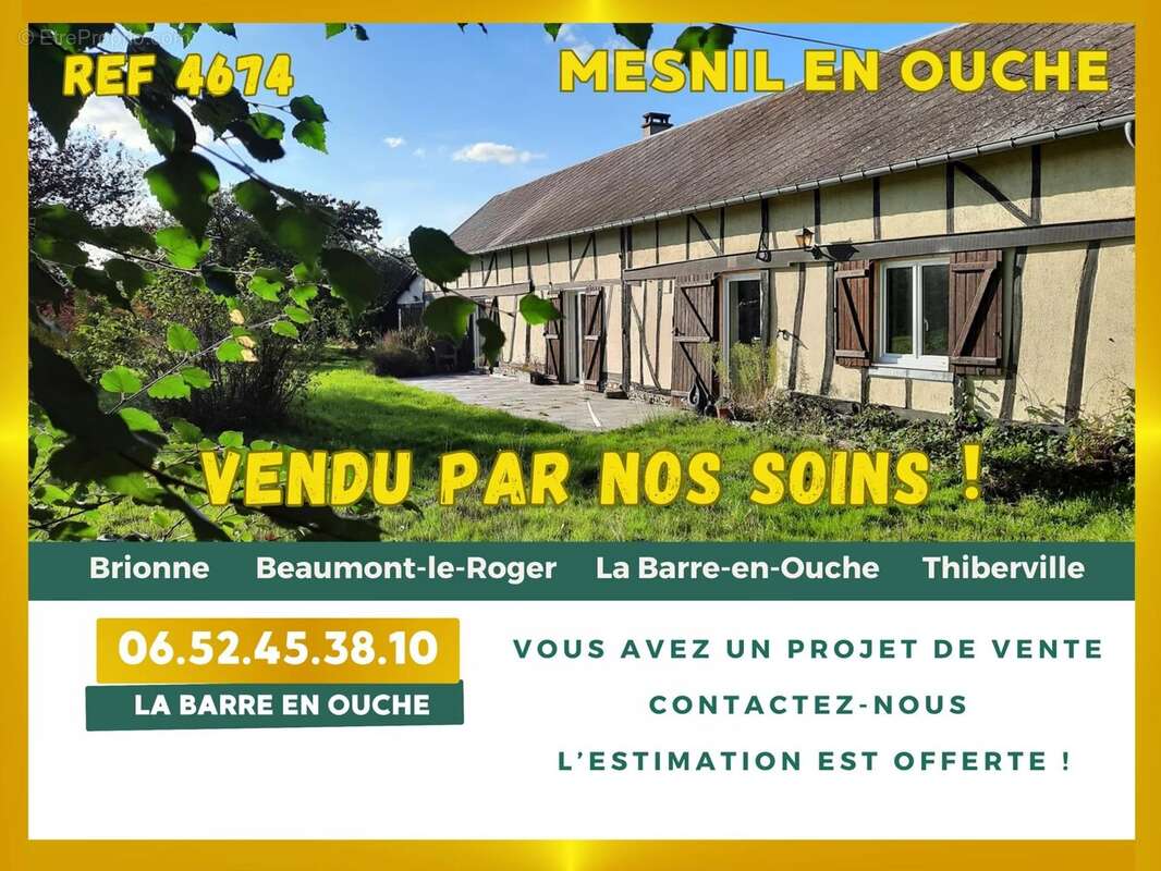 Maison à LA BARRE-EN-OUCHE