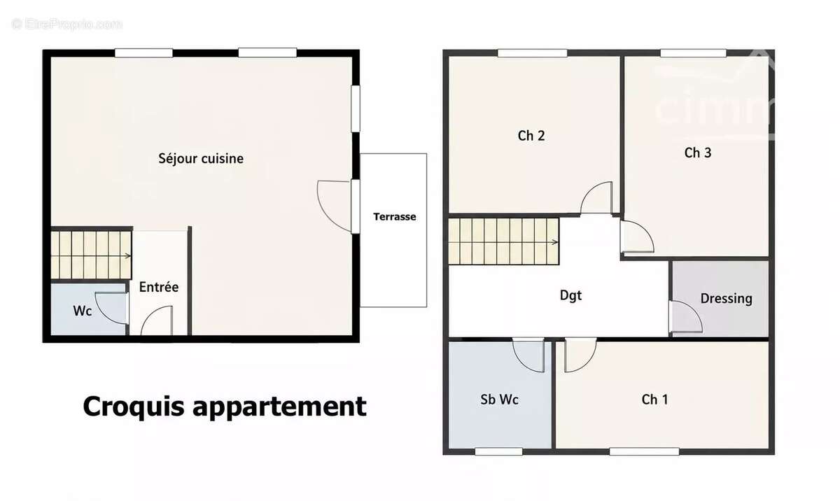 Vente duplex la fouillouse - photo 13