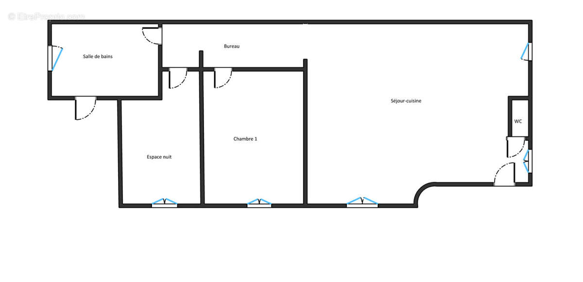 Découvrez cet appartement 3 / 4 pièces de 60 m², à rénover, idéalement situé au 5ème étage sans ascenseur - photo 11