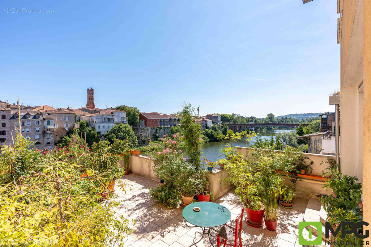 Villeneuve sur Lot maison de Ville de190 m2 avec vue sur le Lot, terrasses et garage. - photo 2