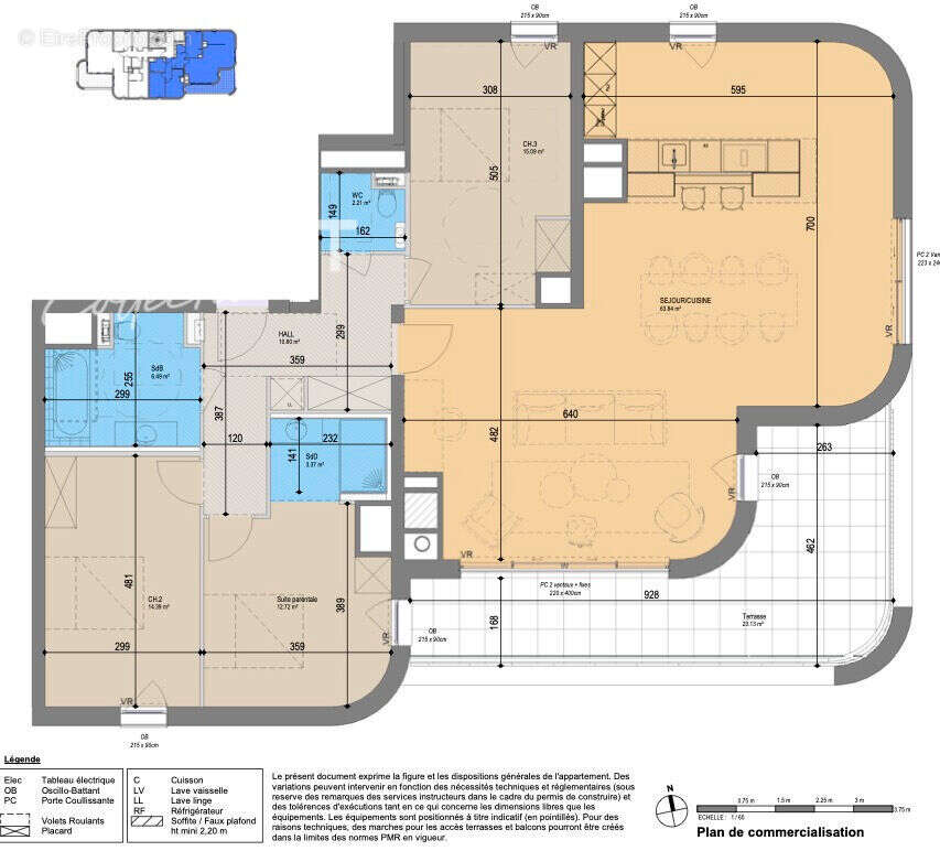 Appartement à LE TOUQUET-PARIS-PLAGE