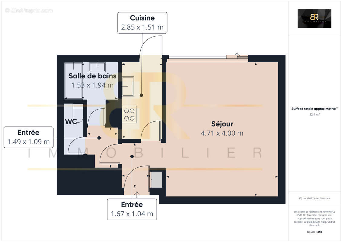 Appartement à PARIS-15E