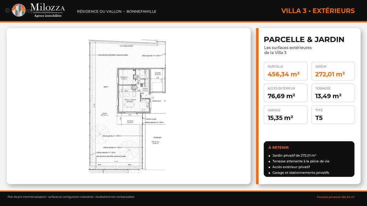Bonnefamille - Maison neuve T5 de 112,57 m² - parcelle 456,34 m² - photo 3