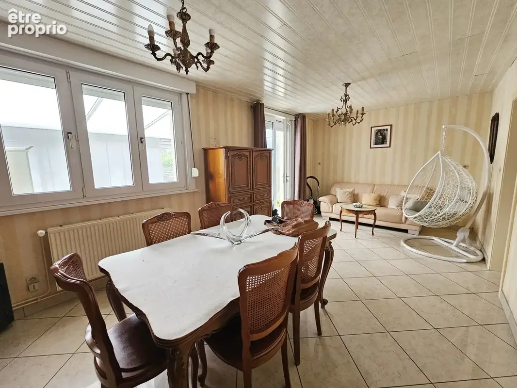 Delory - maison 100 m2 hab - 3 chambres - jardin - 3 garages - sous-sol - photo 2