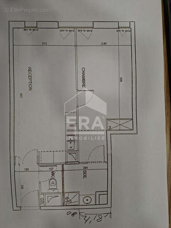 Appartement à PARIS-19E