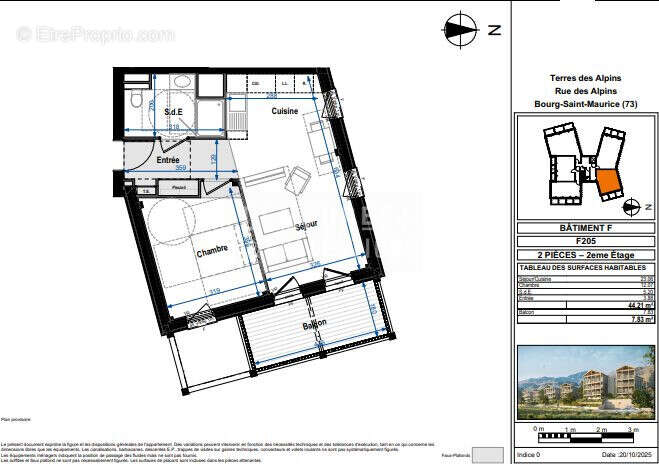 Appartement à BOURG-SAINT-MAURICE