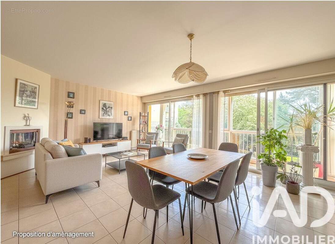 Appartement 76 m² à Rennes  - photo 2