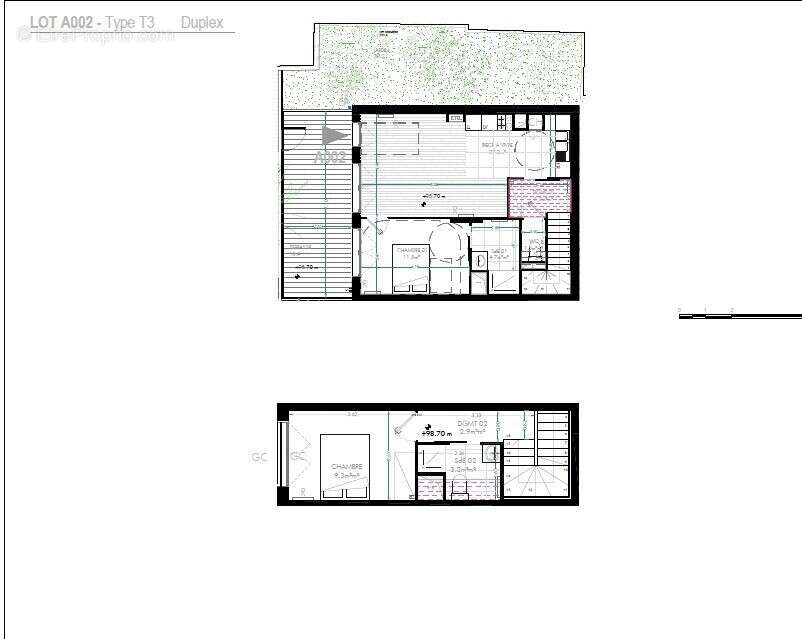 Duplex 3 pièce(s)  avec Jardin-Terrasse - photo 4