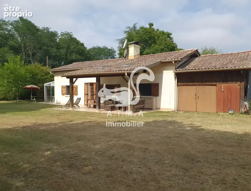BELIN BELIET, à 5mn du bourg, maison 3ch, et garage sur 2000m2 de jardin clos - photo 2
