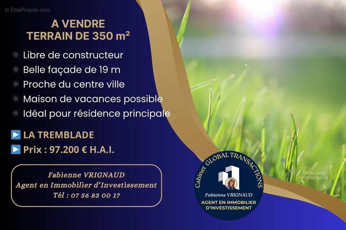 Terrain à LA TREMBLADE