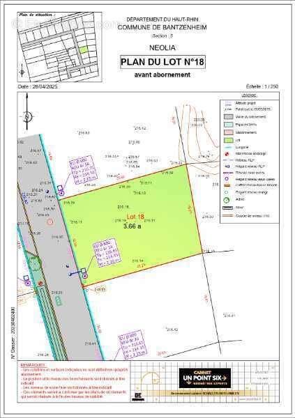 Terrain à BANTZENHEIM