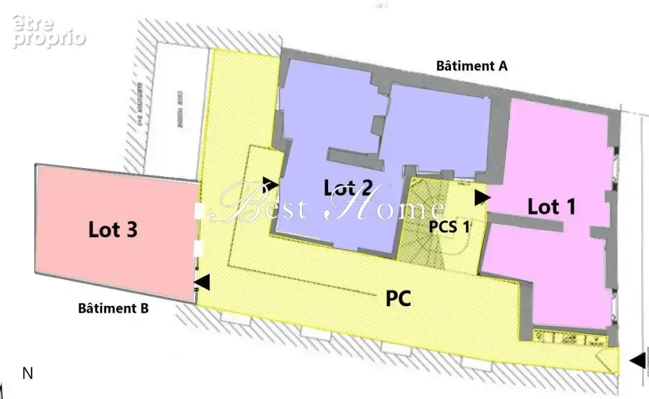 Vente Immeuble Proche Daudet et Arènes , A vendre Immeuble de rapport en monopropriété composé de 5 appartemen - photo 10