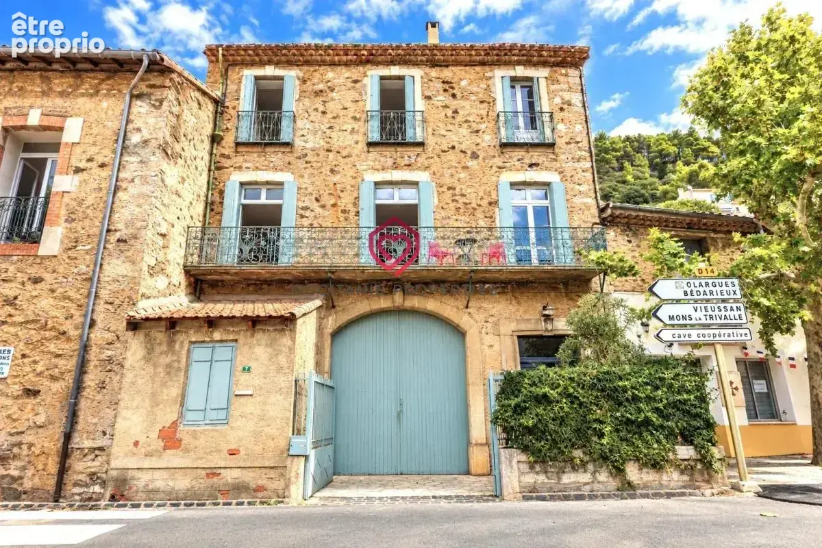 Belle maison de caractère en pierre avec 4 chambres et ancienne cave viticole – Roquebrun, Hérault - photo 1