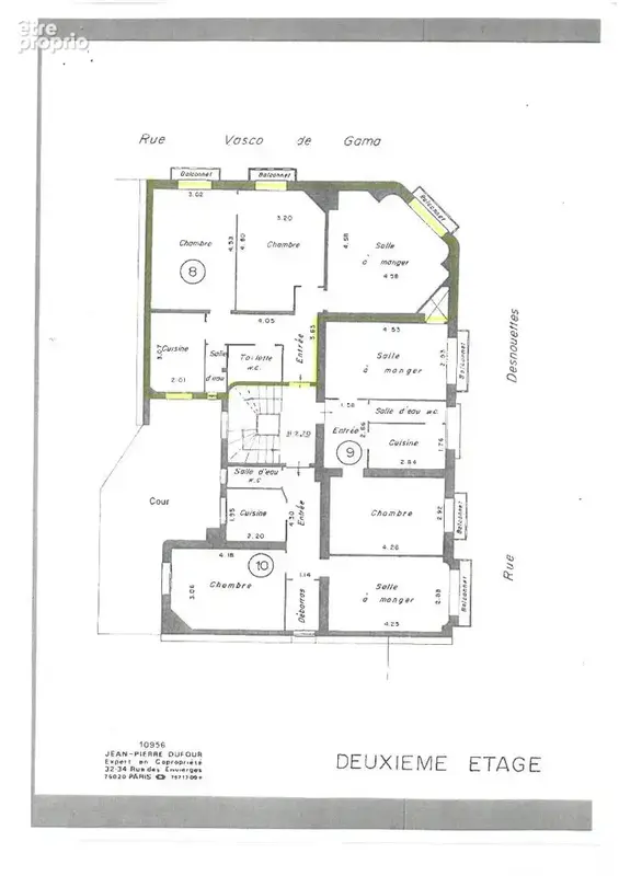 PARIS 15ème, 3 pièces de 60m2 avec 2 chambres - photo 4