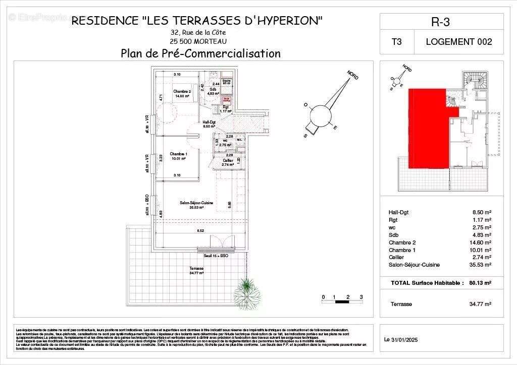 Appartement à MORTEAU