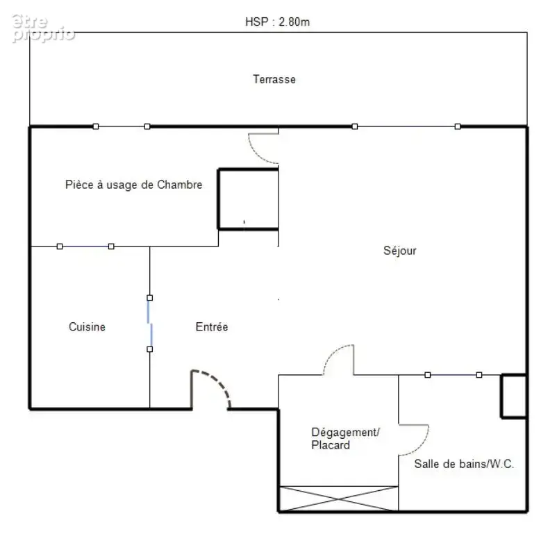 NICE Promenade Carras F1 30m² maxi terrasse 18m² cave - photo 3