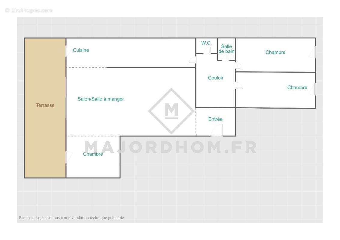 Appartement à MARSEILLE-5E