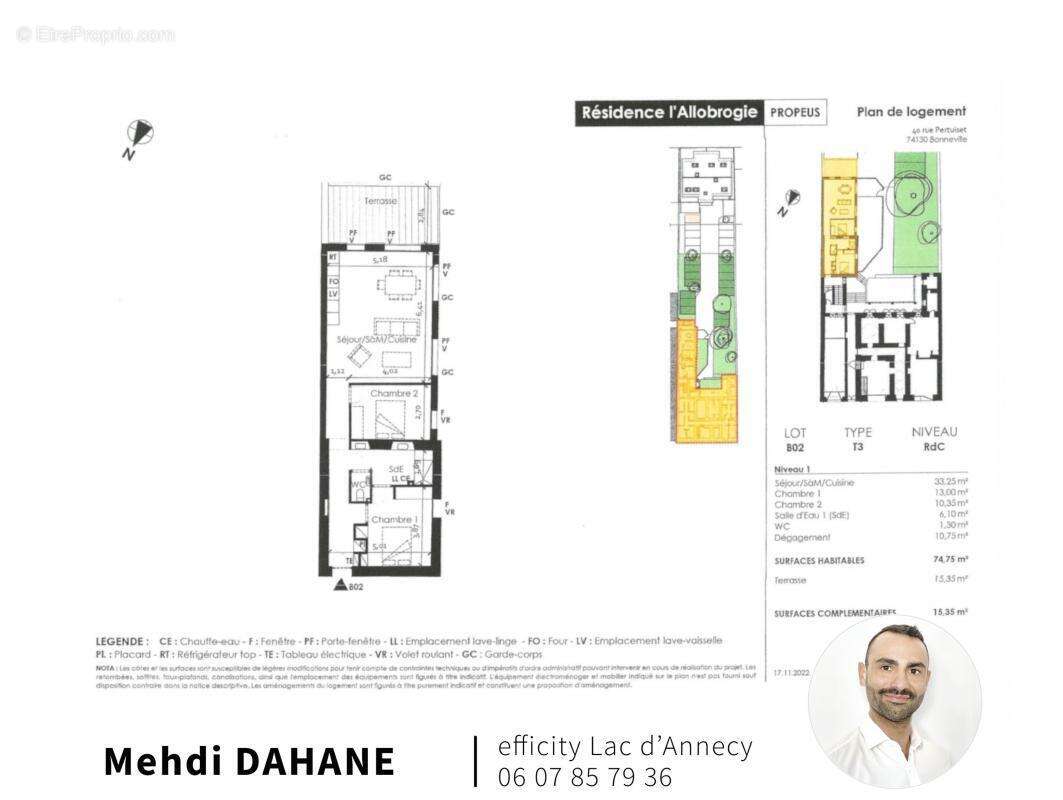 Appartement à BONNEVILLE