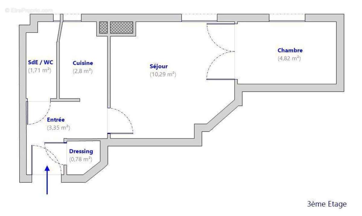 Appartement à PARIS-18E