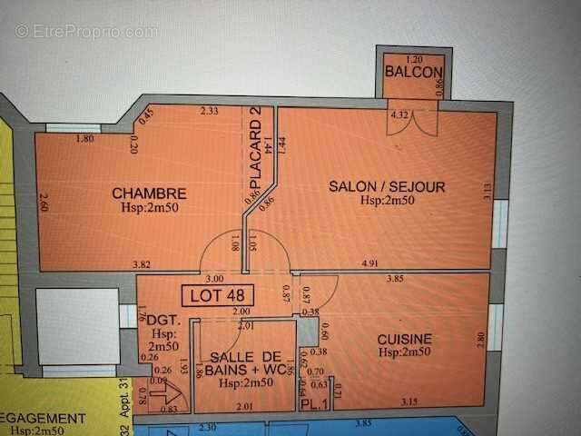 Appartement 45 m² à Vesoul  - photo 7