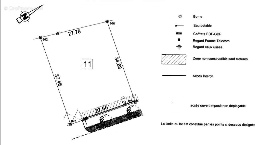 Terrain à BOURGNEUF