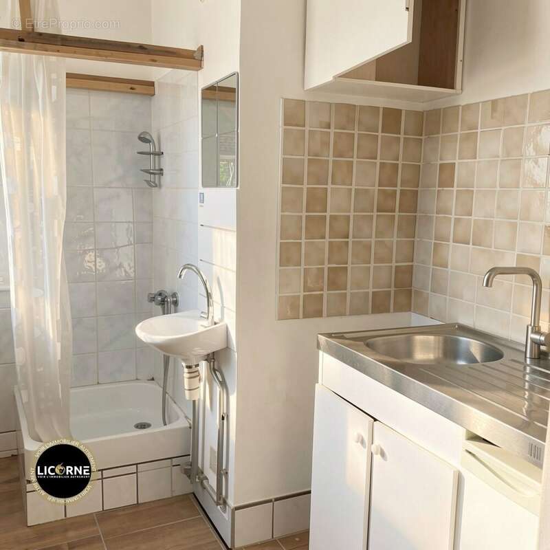 douche kitchinette - Appartement à MARSEILLE-4E