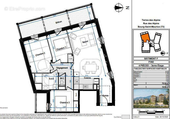 Appartement à BOURG-SAINT-MAURICE