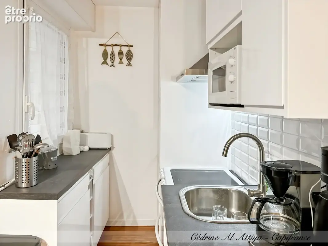 Studio à vendre meublé de 27m2, La Rochelle, balcon, parking et local à vélos - photo 12