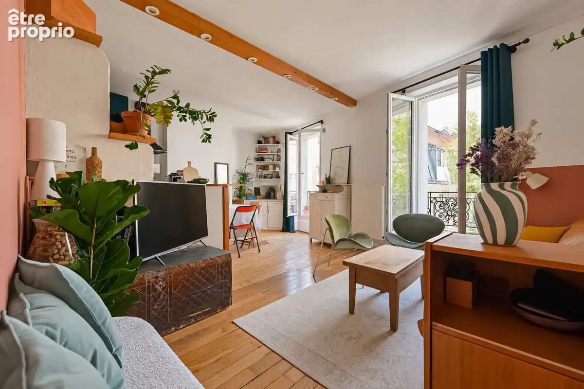 Appartement avec cachet au coeur du Village Jourdain - Paris 20ème - photo 2