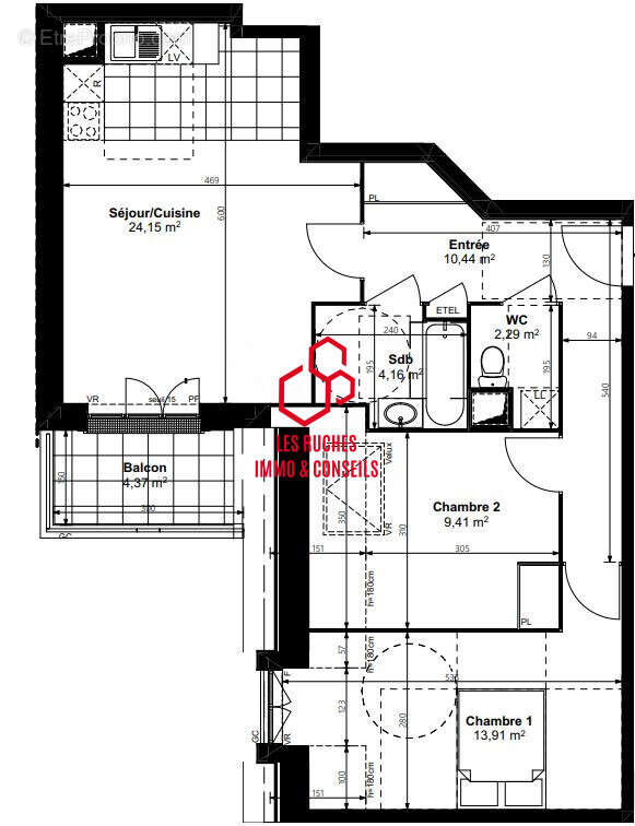 Appartement à SAINT-REMY-LES-CHEVREUSE