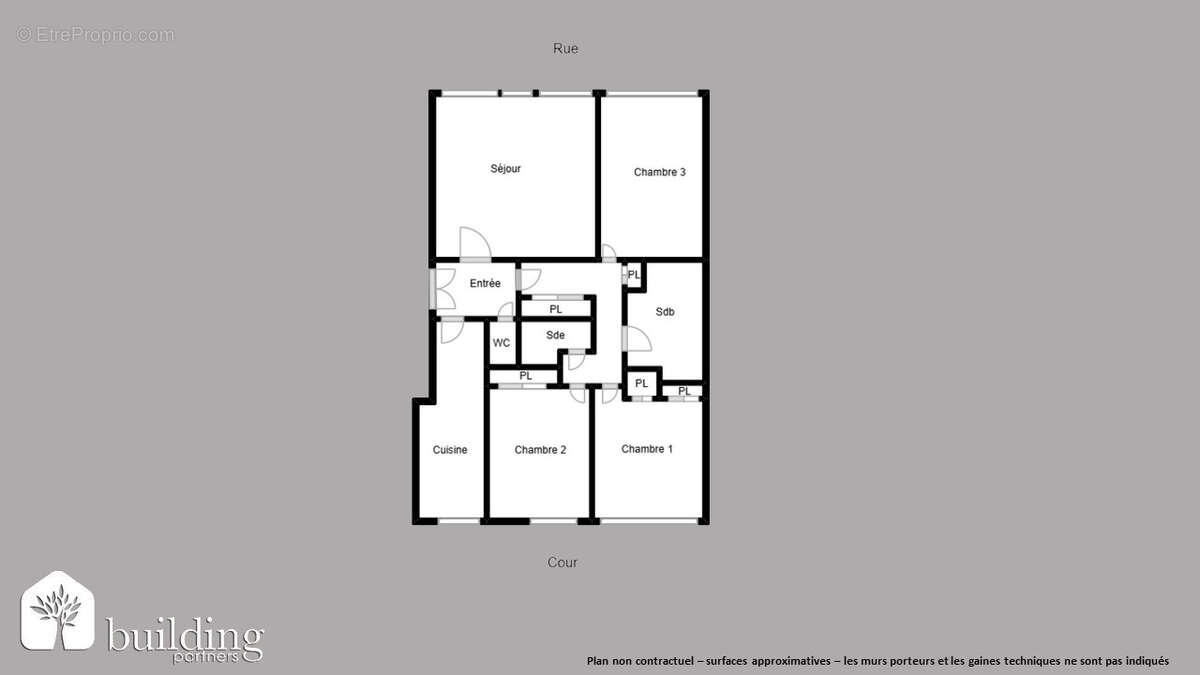 Batignolles Paris 17ème - Appartement 3 ou 4 pièces 65,99 m² avec box - photo 2