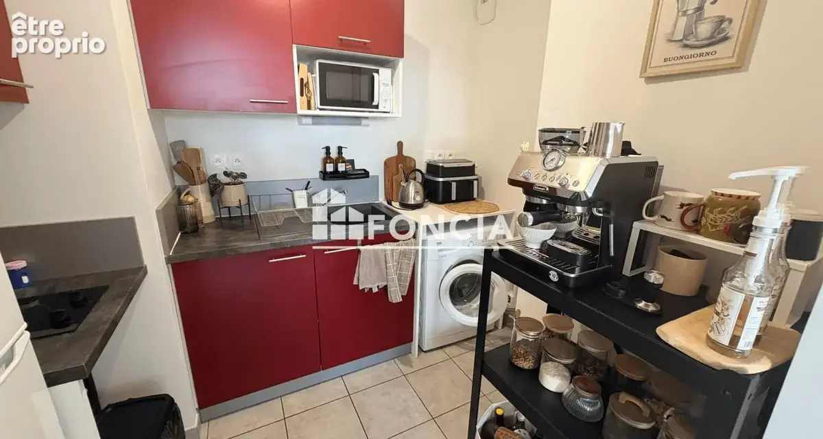 À vendre – angers quartier des hauts de saint aubin  t2 – terrasse –  parking - photo 3