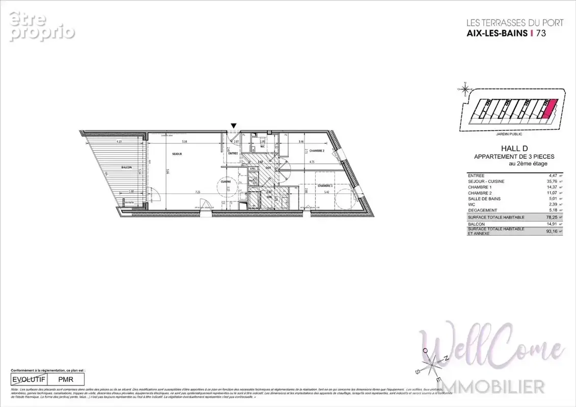 VEFA - Appartement T3 de 78m² Sud (Box double inclus) à Aix-Les-Bains ! - photo 6