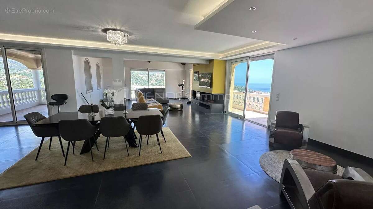 Vue mer panoramiques - villa menton - - photo 7