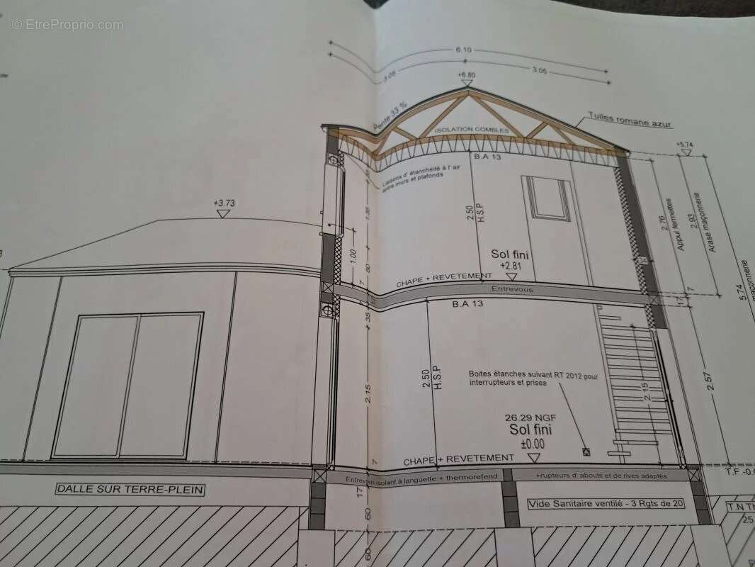 Maison de type villa accès PMR en RDC (uniquement) 3 chambres 500M2 terrain en centre de Remoulins - photo 15