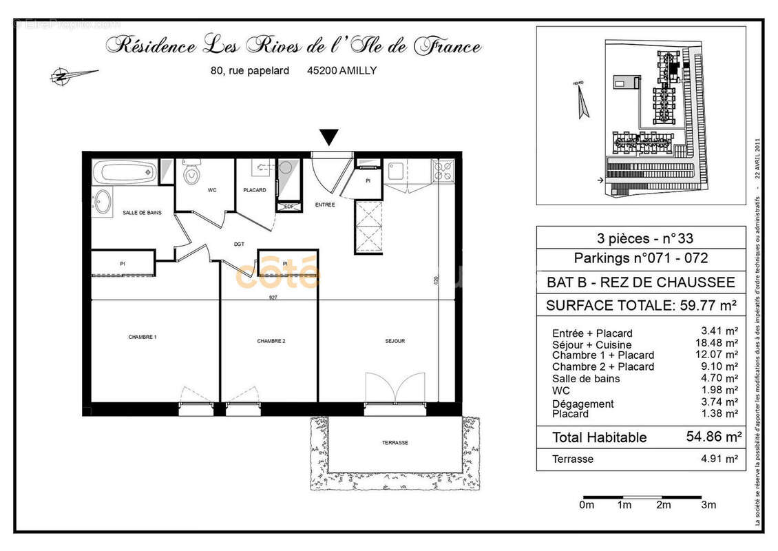 Appartement à AMILLY