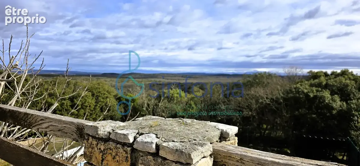 Maison en pierre avec vue panoramique et piscine entre Uzés et Barjac - photo 21