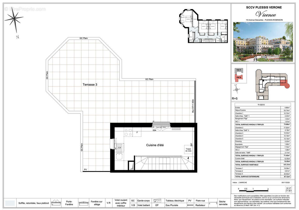Appartement à LE PLESSIS-ROBINSON