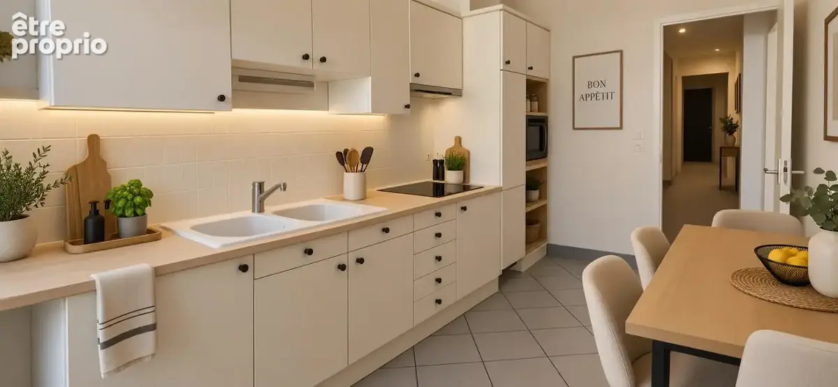 Appartement T3, résidence sécurisée avec ascenseur et cave privative - photo 7