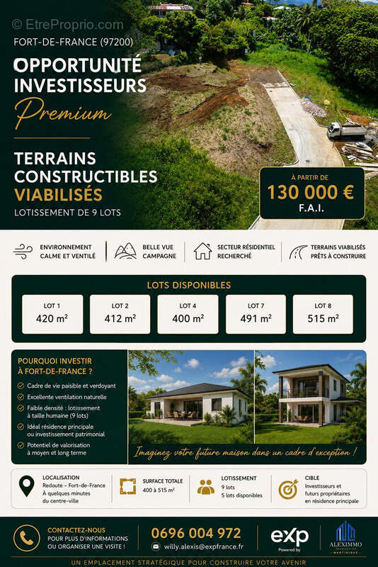 Terrain 400 m² à Saint-Joseph  - photo 2