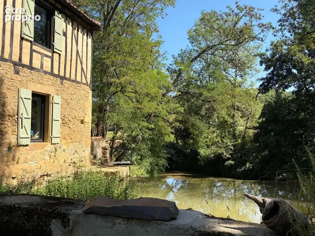 Marciac(32) proche: authentique moulin seigneurial d'exception  des xiv-xviiis, caché, avec son bief baignable, 1.5 hectare, élé - photo 38