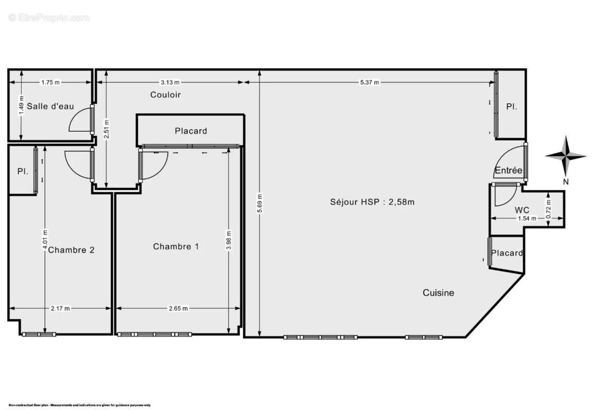 Appartement à PARIS-17E