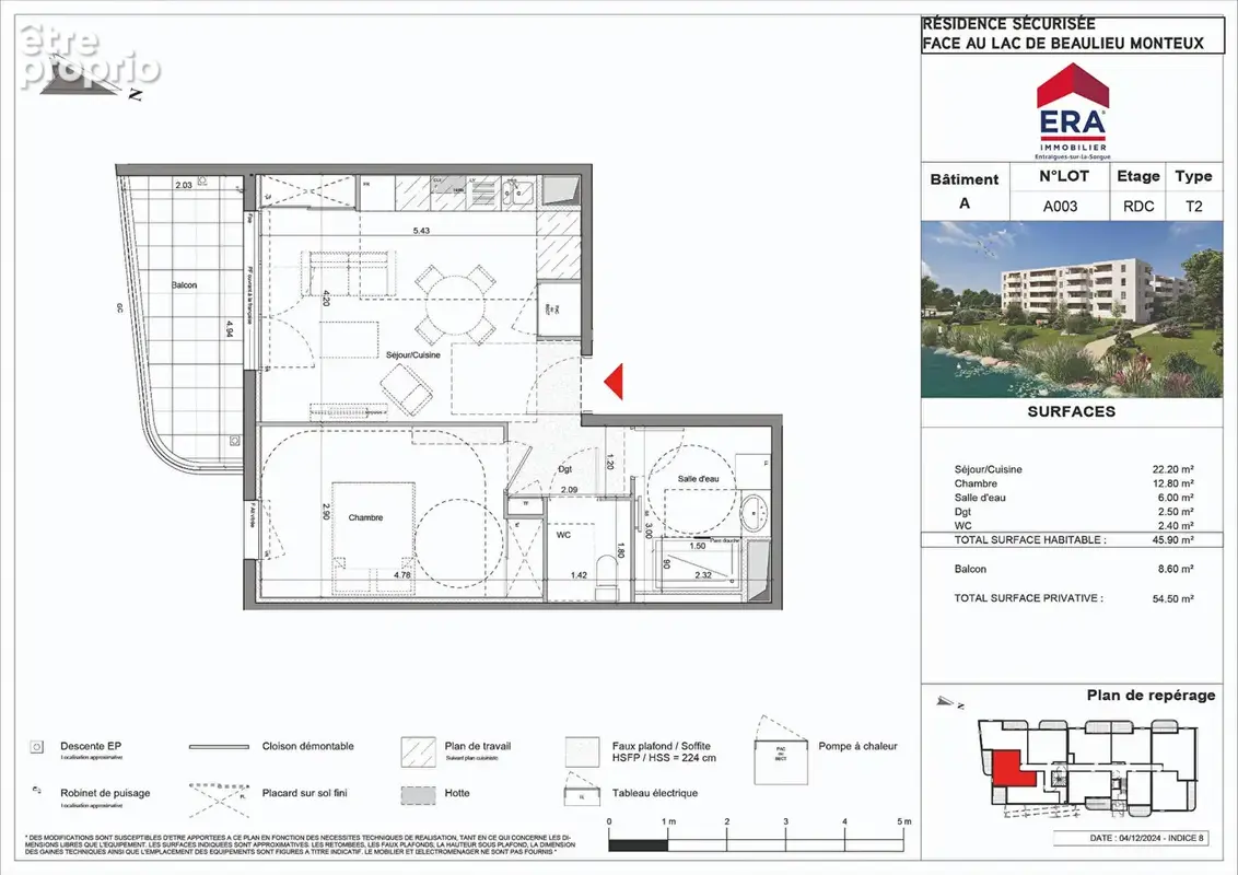 Appartement 46m² à monteux - photo 5