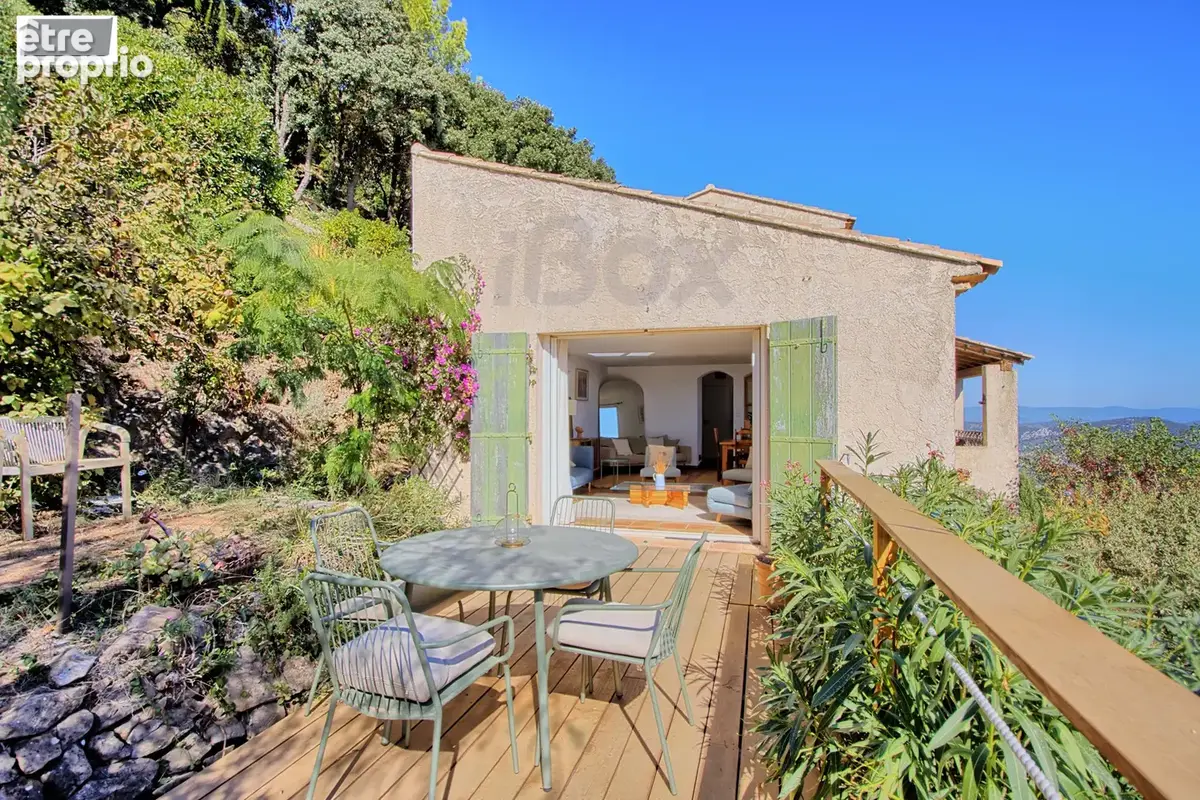 Hyeres au calme absolu vue mer maison de 120m2 avec terrasses et jardin - photo 7