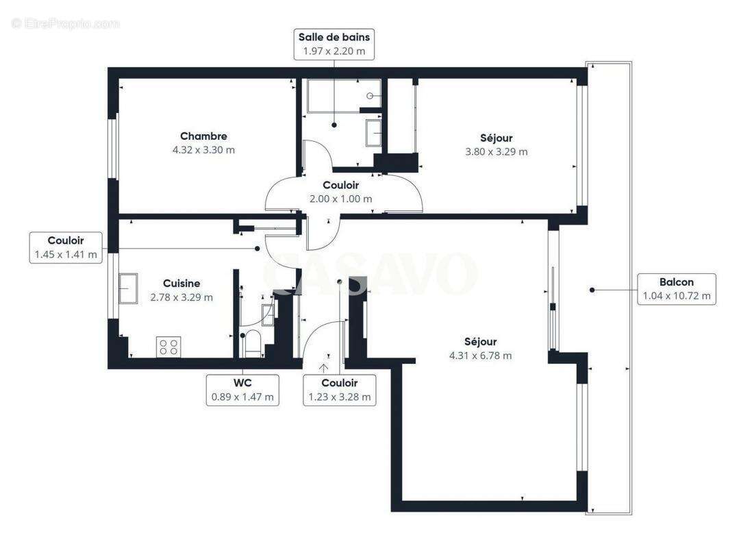 Appartement à SAINT-CLOUD