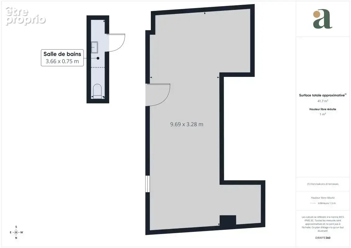 Local professionnel rénové 40 m² avec parking privé en vente au Quartier Libération à Nice  (06000) - photo 6
