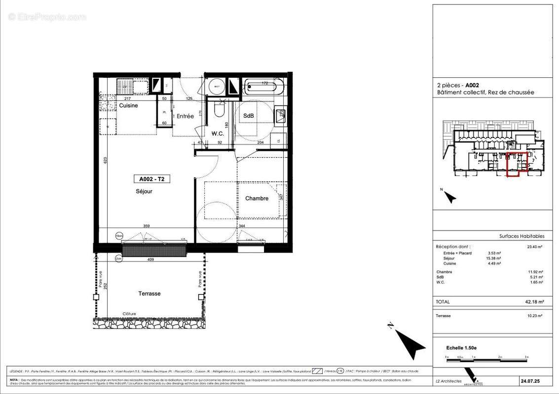 Appartement à BARNEVILLE-CARTERET