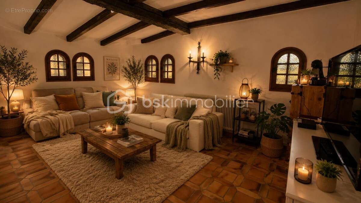 A vendre propriete mas de 170m² sur terrain de 12944m² cloture - le boulou - six chambres - climatisation reversible - garage -  - photo 6