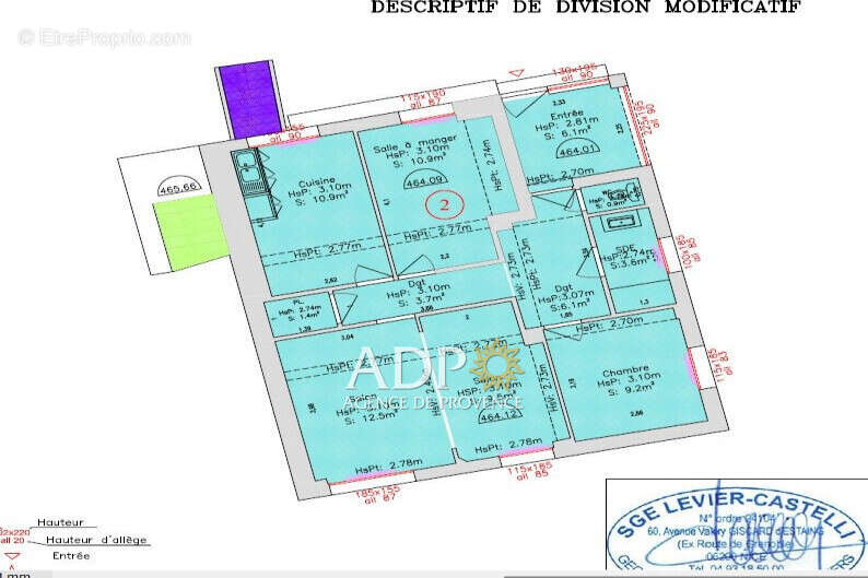 Appartement à ENTREVAUX