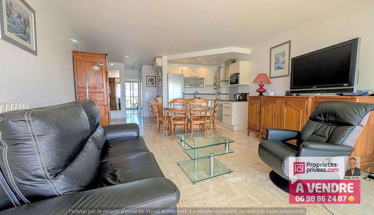 3 pieces cannes marina vue mer - photo 4